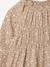 Robe courte fille manches longues cannelle+écru - vertbaudet enfant 