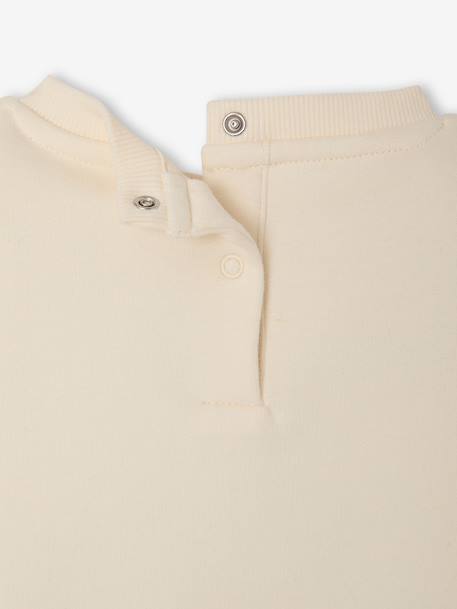 Sweater met badges babyjongen ecru - vertbaudet enfant 