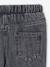 Basics denim jeans voor baby's met elastische tailleband en zakken denimgrijs+ongewassen denim - vertbaudet enfant 