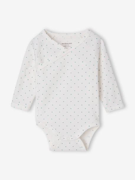 Set van 5 meegroeirompers met lange mouwen rozen - vertbaudet enfant 