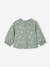 Babyshirt met lange mouwen en print saliegroen+vanille - vertbaudet enfant 