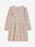 Robe courte fille manches longues ivoire+vanille - vertbaudet enfant 