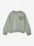 Sweat fille marine+vert de gris - vertbaudet enfant 