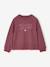 Meisjesshirt met studs inktblauw+pruim - vertbaudet enfant 