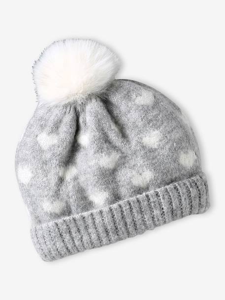 3-delige babyset met muts, colsjaal, wanten gemêleerd grijs - vertbaudet enfant 