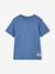 Set van 3 T-shirt met korte mouwen karamel+marineblauw+pecannoot+saliegroen - vertbaudet enfant 