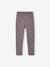 Meisjeslegging met fleecevoering Bruin met print+chocoladebruin+donkergrijs+grijs, bedrukt+inktblauw+rozenhout - vertbaudet enfant 