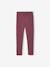 Lot 2 Leggings fille doublés maille polaire anthracite+prune - vertbaudet enfant 