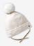 3-delige babyset met muts, colsjaal, wanten ecru - vertbaudet enfant 
