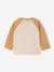 T-shirt bébé manches longues avec imprimé placé devant curry+marine - vertbaudet enfant 