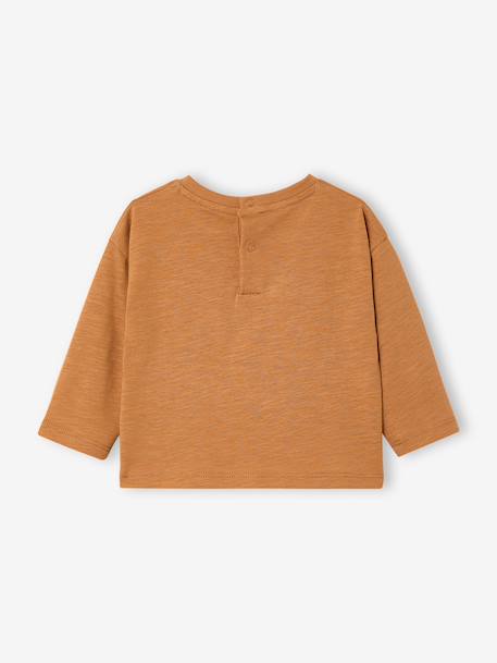 T-shirt manches longues bébé garçon caramel - vertbaudet enfant 