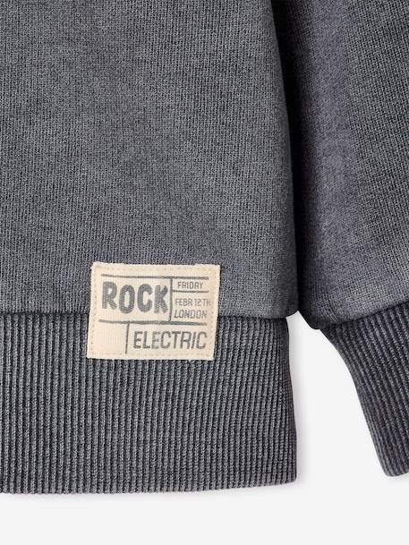 Sweat garçon col rond gris ardoise - vertbaudet enfant 