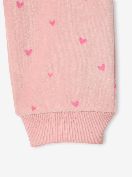 Pyjama fille velours écru - vertbaudet enfant 