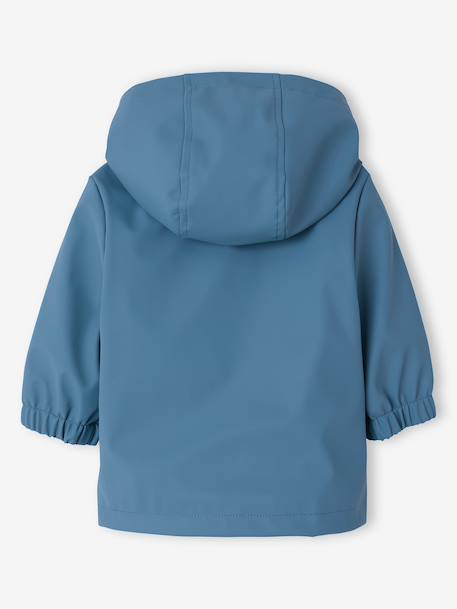Regenjas met capuchon voor baby's oceaanblauw - vertbaudet enfant 