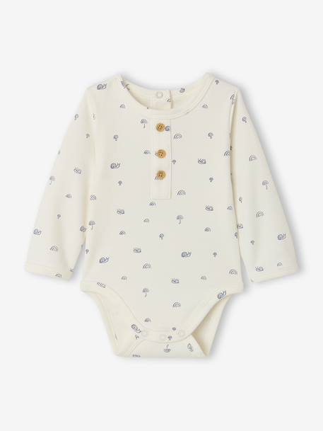 Ensemble body et pantalon bébé bleu moyen - vertbaudet enfant 