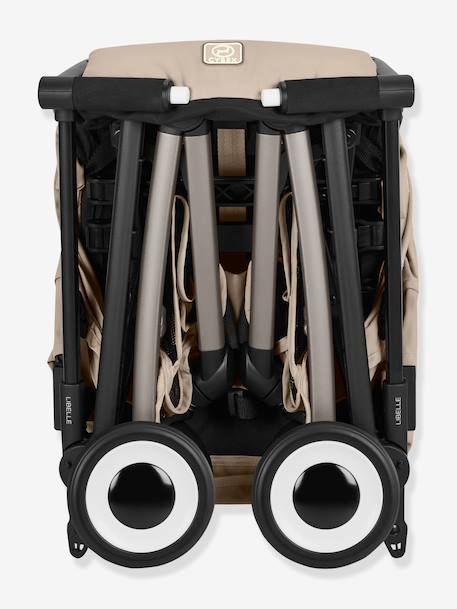 Poussette Libelle compacte beige+noir - vertbaudet enfant 