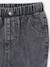 Basics denim jeans voor baby's met elastische tailleband en zakken denimgrijs+ongewassen denim - vertbaudet enfant 