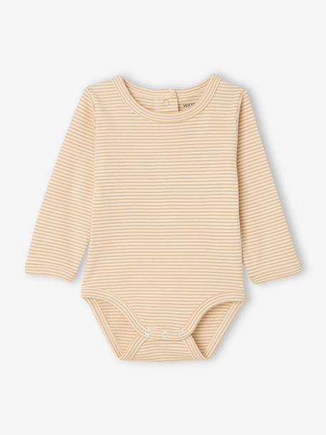 Ensemble salopette et body bébé garçon vanille - vertbaudet enfant 