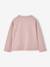 T-shirt manches longues fille encre+rose pâle+vert - vertbaudet enfant 