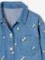 Chemise fille manches longues bleu jean - vertbaudet enfant 