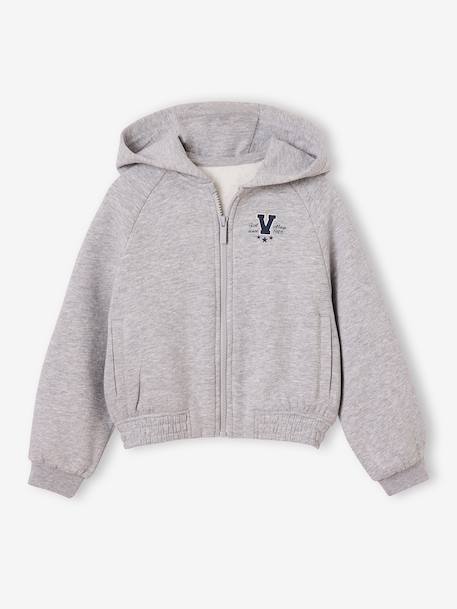 Fille-Collection sport-Sweat à capuche zippé fille