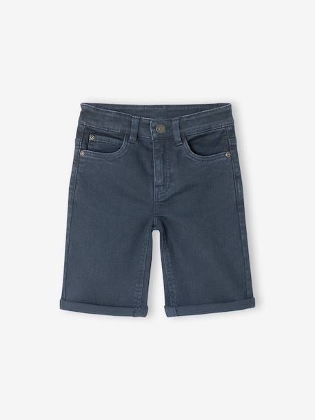 Bermuda garçon 5 poches morphologie fin marine - vertbaudet enfant 