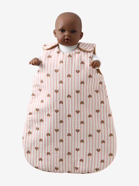 Gigoteuse poupon personnalisable blush+jaune+marron+noir+rose+rose imprimé - vertbaudet enfant 
