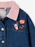 Veste denim fille col velours bleu moyen - vertbaudet enfant 
