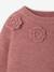 Babytrui meisjes met bloemen roze (poederkleur) - vertbaudet enfant 