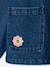 Veste denim fille col velours bleu moyen - vertbaudet enfant 