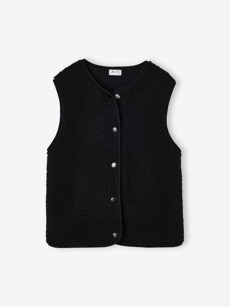 Fille-Manteau, veste-Veste sans manches 