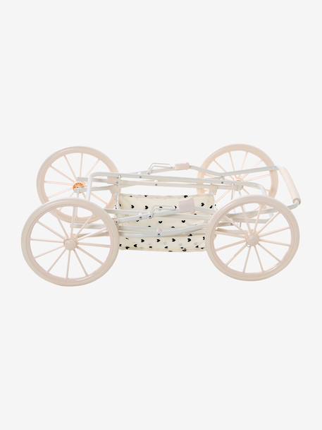Poppenwagen ecru+zwart - vertbaudet enfant 