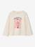 T-shirt manches longues fille écru - vertbaudet enfant 