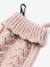 3-delige babyset met muts, colsjaal, wanten roze (poederkleur) - vertbaudet enfant 