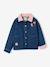 Veste denim fille col velours bleu moyen - vertbaudet enfant 