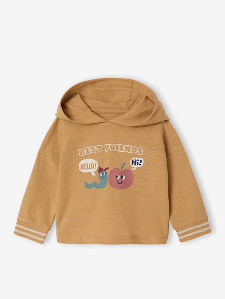 Bébé-T-shirt à capuche manches longues bébé garçon