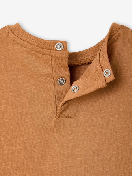T-shirt manches longues bébé garçon caramel - vertbaudet enfant 