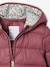 Doudoune fille légère à capuche lilas+marine+prune+rose+vert de gris - vertbaudet enfant 