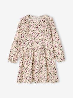 -Robe courte fille manches longues