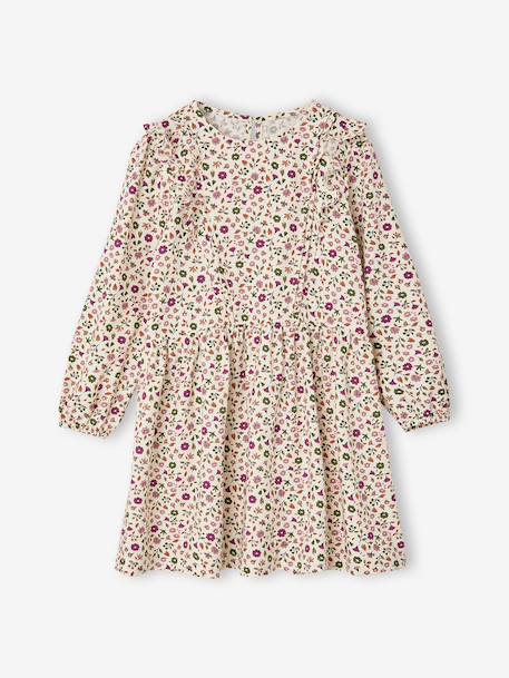 Fille-Robe courte fille manches longues