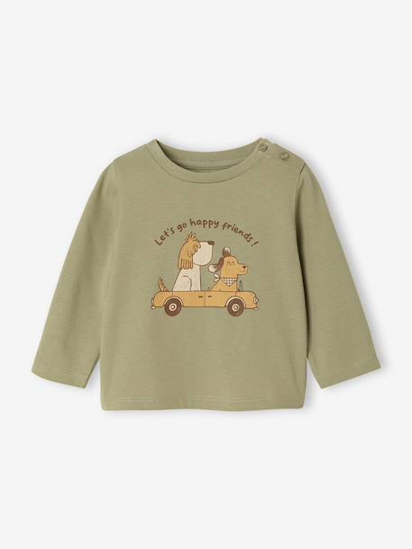 T-shirt fantaisie bébé garçon écru+pistache+vanille+vert d'eau - vertbaudet enfant 