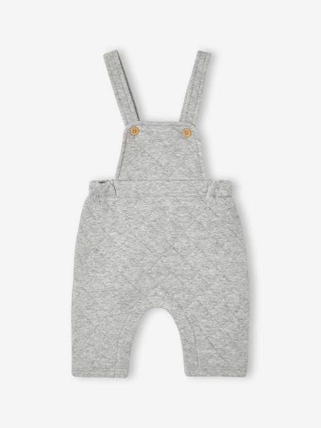 Ensemble 3 pièces bébé personnalisable gris chiné - vertbaudet enfant 