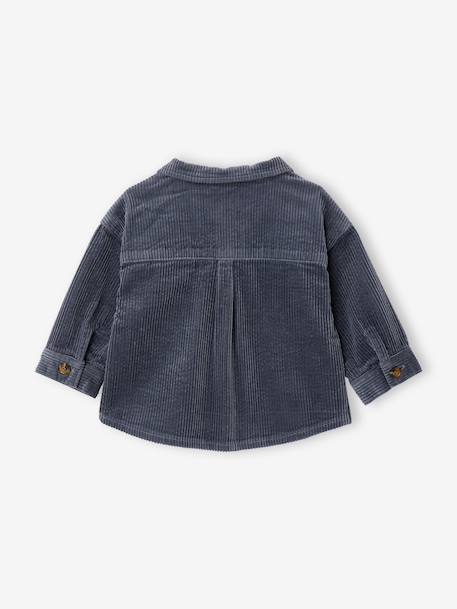 Surchemise bébé garçon bleu grisé - vertbaudet enfant 