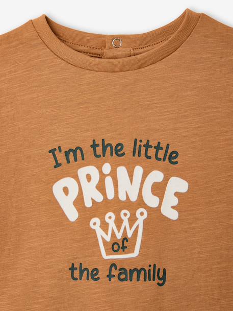 T-shirt manches longues bébé garçon caramel - vertbaudet enfant 