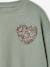 Sweat fille marine+vert de gris - vertbaudet enfant 