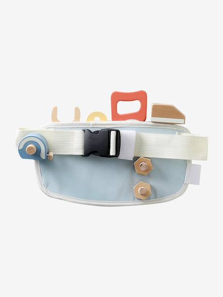 FSC® houten gereedschapsgordel blauw - vertbaudet enfant 