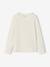 Lot de 3 T-shirts manches longues fille écru+encre+vanille - vertbaudet enfant 