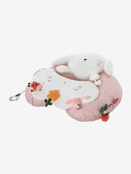 Ontdekkingskussen voor baby's bruin+ecru+groen+rood+Roze+wit - vertbaudet enfant 