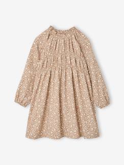 -Robe courte fille manches longues
