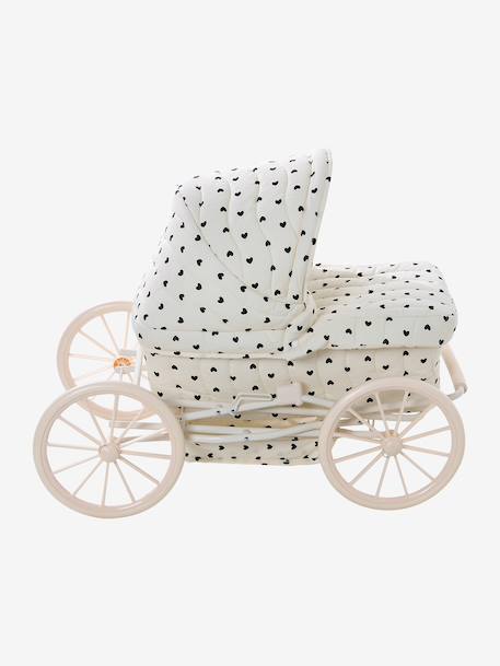 Poppenwagen ecru+zwart - vertbaudet enfant 